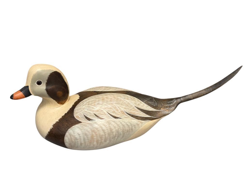 BIG SKY CARVERS HAND CRAFTED WOODEN DUCK DECOY OLD SQUAW BY THOMAS CHANDLER (1 of 8)