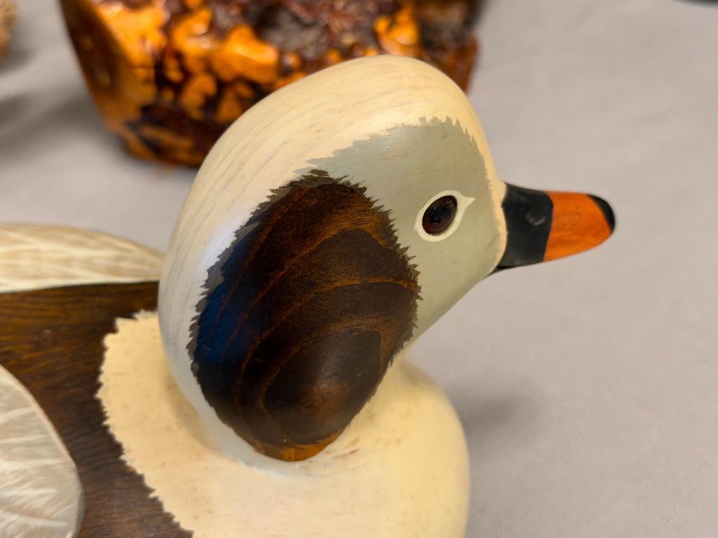 BIG SKY CARVERS HAND CRAFTED WOODEN DUCK DECOY OLD SQUAW BY THOMAS CHANDLER - 7