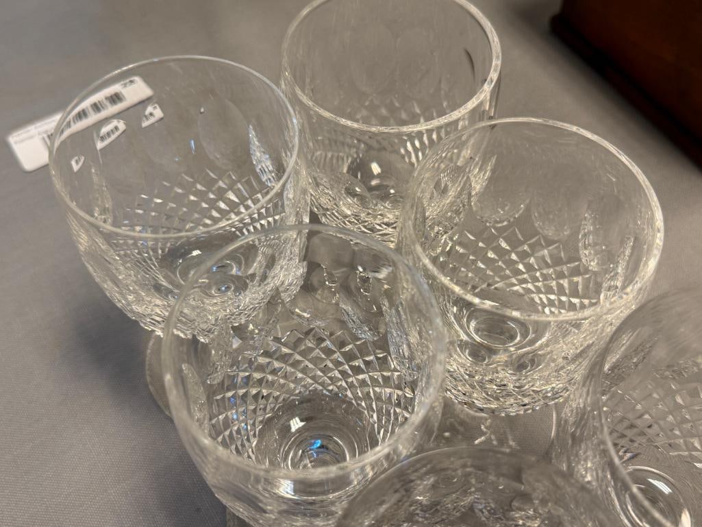 WATERFORD CRYSTAL COLLEEN SHORTS STEM CLARET WINE GLASS SET OF SIX - 3