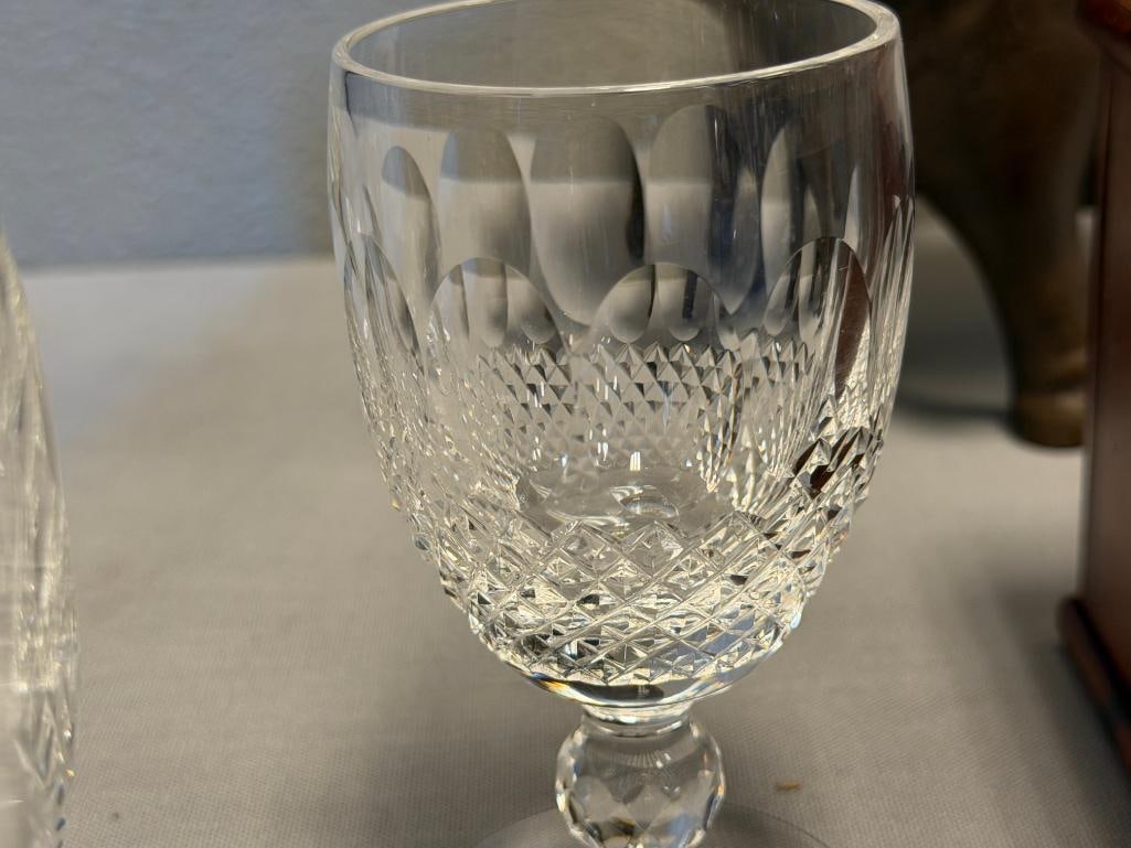 WATERFORD CRYSTAL COLLEEN SHORTS STEM CLARET WINE GLASS SET OF SIX - 5
