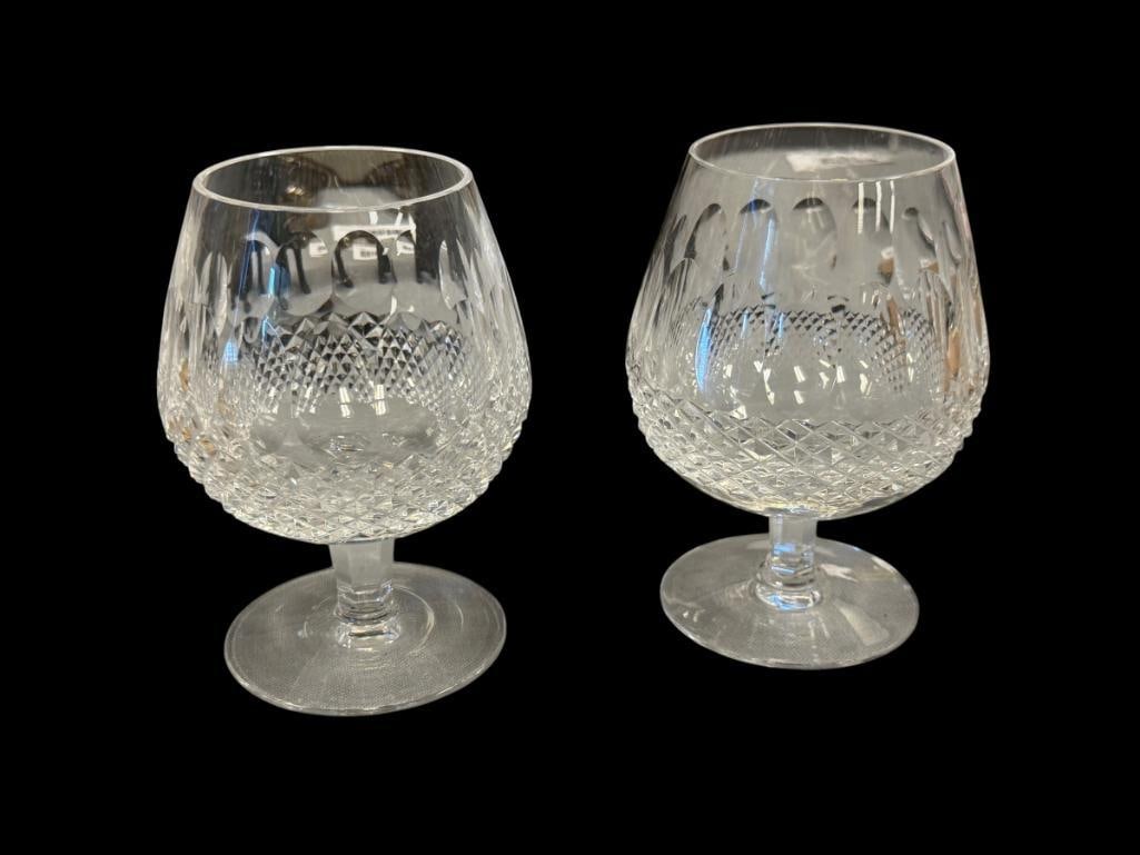 WATERFORD CRYSTAL COLLEEN BRANDY SNIFTERS SET OF TWO (1 of 7)