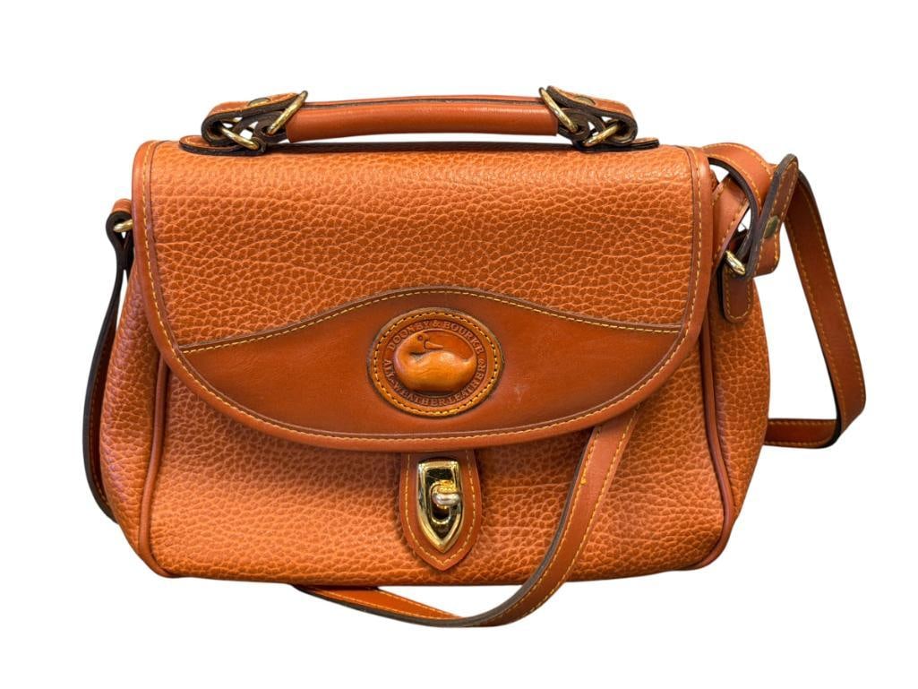 VINTAGE DOONEY & BOURKE ALL-WEATHER LEATHER SATCHEL (1 of 7)