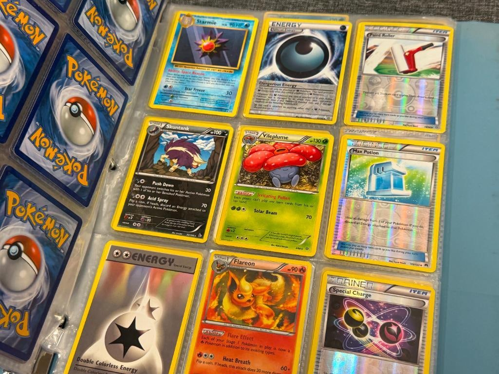 OVER 260 POKEMON GAME TRADING CARDS 2014-2018 INCLUDES MANY FOIL / HOLOGRAM CARDS - 10