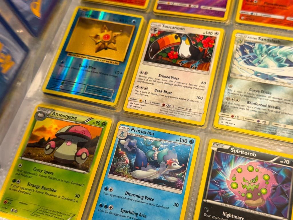 OVER 260 POKEMON GAME TRADING CARDS 2014-2018 INCLUDES MANY FOIL / HOLOGRAM CARDS - 15