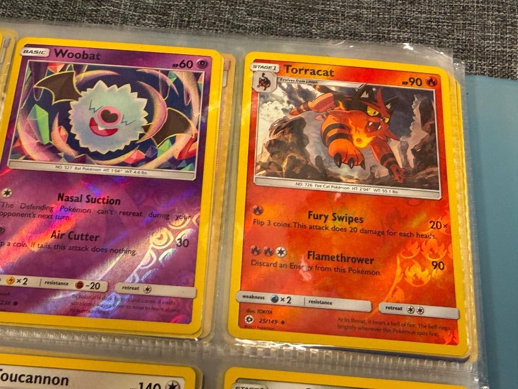 OVER 260 POKEMON GAME TRADING CARDS 2014-2018 INCLUDES MANY FOIL / HOLOGRAM CARDS - 17