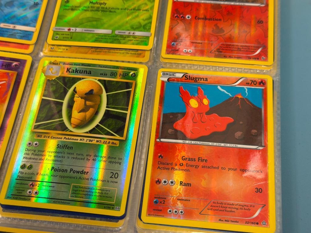 OVER 260 POKEMON GAME TRADING CARDS 2014-2018 INCLUDES MANY FOIL / HOLOGRAM CARDS - 7