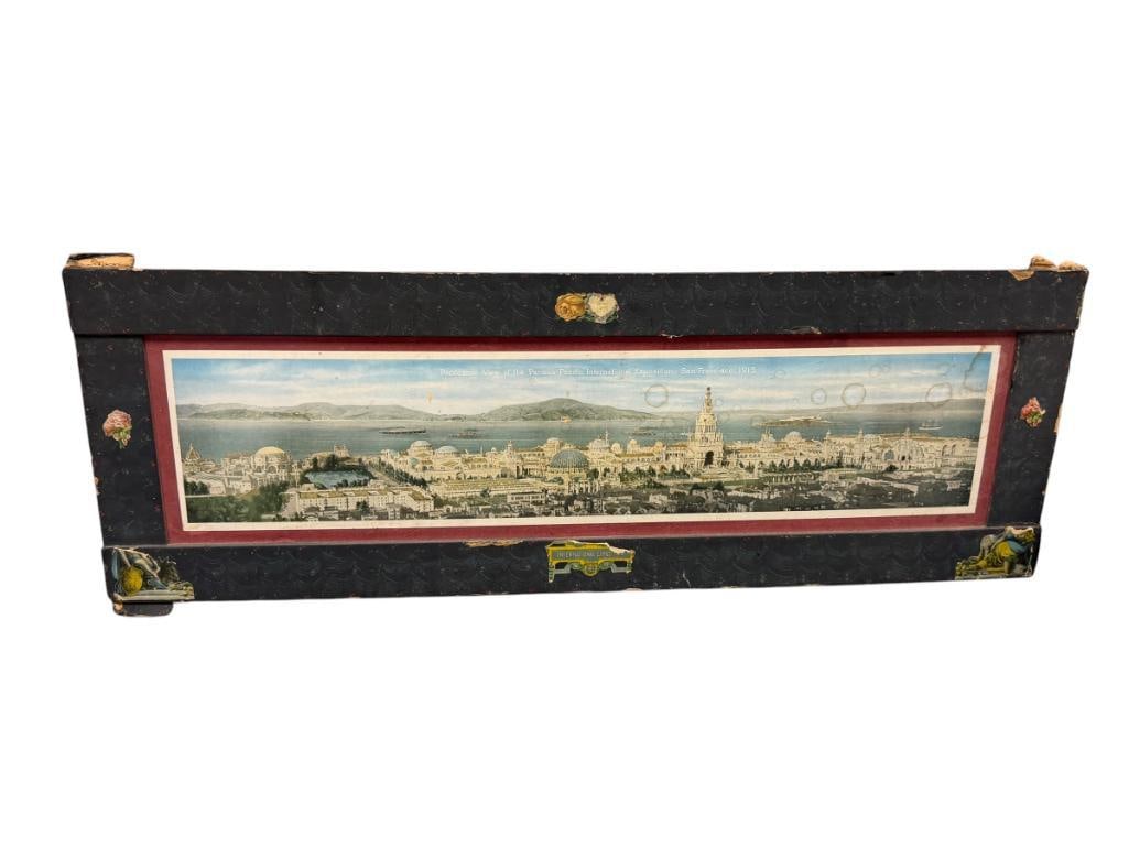 1915 PANORAMIC VIEW OF THE PANAMA-PACIFIC INTERNATIONAL EXPOSITION SAN FRANCISCO, CA. EDW. MITCHELL (1 of 11)