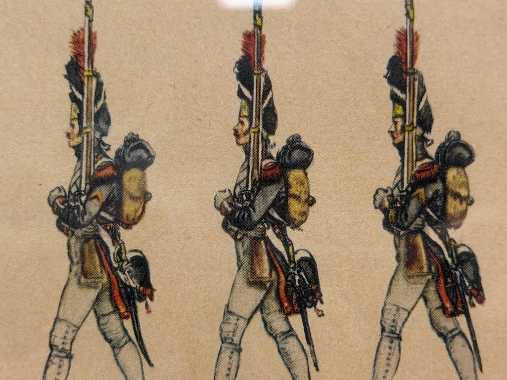 JEAN AUGE HISTORICAL MILITARY UNIFORM ILLUSTRATION NAPOLENIC FRENCH IMPERIAL ARMY PLATE 3 1804-1815 - 6