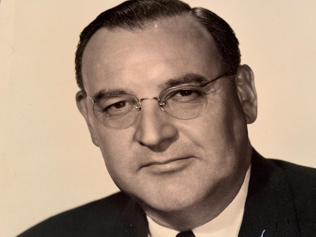 EDMUND GERALD "PAT" BROWN FORMER AMERICAN ATTORNEY AND POLITICIAN AUTOGRAPHED PHOTO - 3