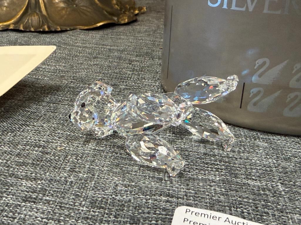 SWAROVSKI CRYSTAL STANDING POODLE FIGURINE NO. 167571 PETS CORNER COLLECTION RETIRED IN 1997 - 6