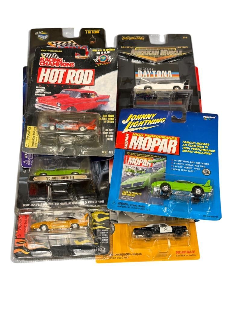 ERTL COLLECTIBLES, RACING CHAMIONS, JOHNNY LIGHTNING 1/64 DIE-CAST SCALE TOY CARS (1 of 9)