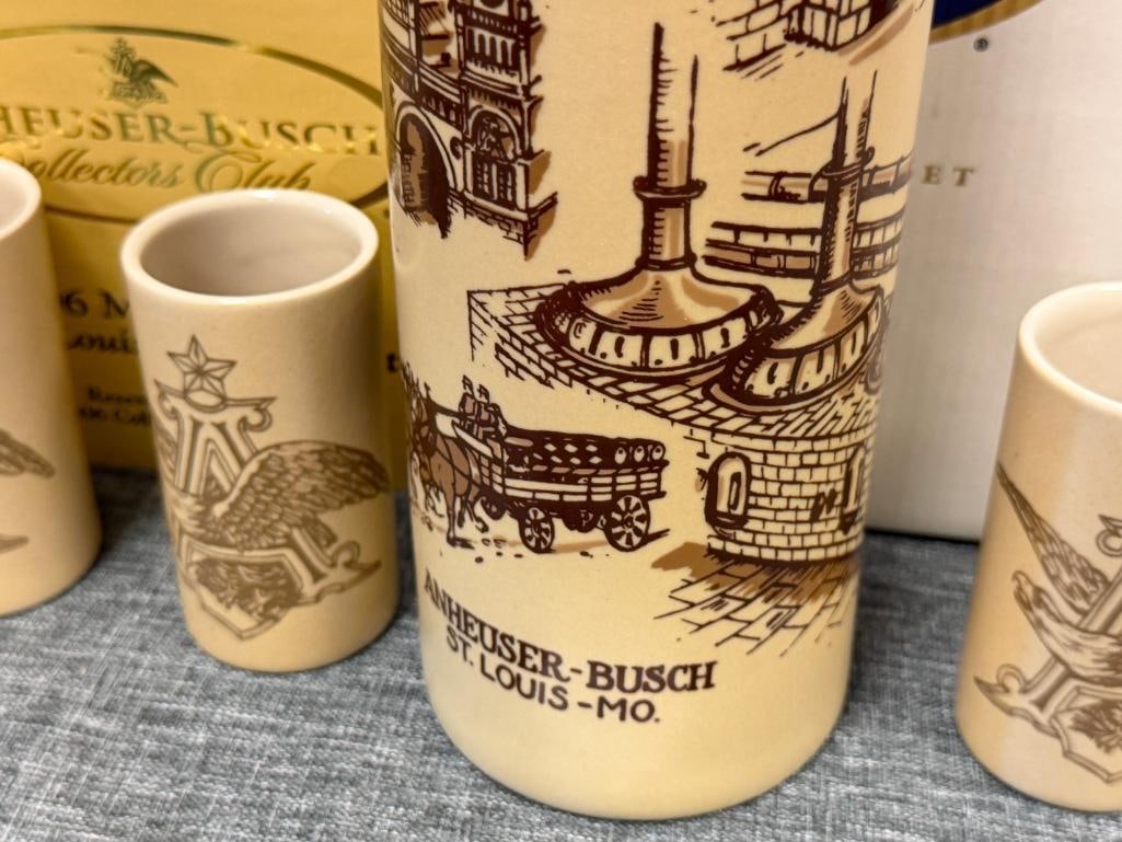 ANHEUSER-BUSCH / BUDWEISER 2006 MEMEBERS ONLY COLLECTOR'S CLUB DECANTER SET - 4