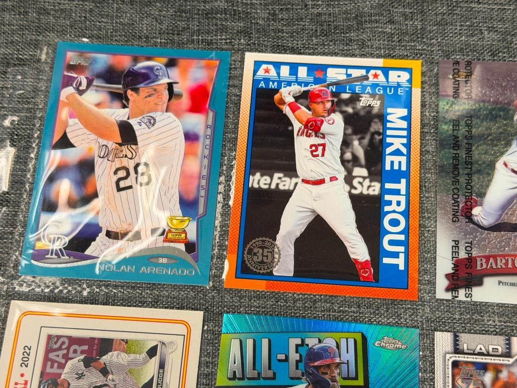 FUTURE HALL OF FAMERS BASEBALL CARDS MOOKIE BETTS, MIGUEL CABRERA, BRYCE HARPER, MIKE TROUT - 2