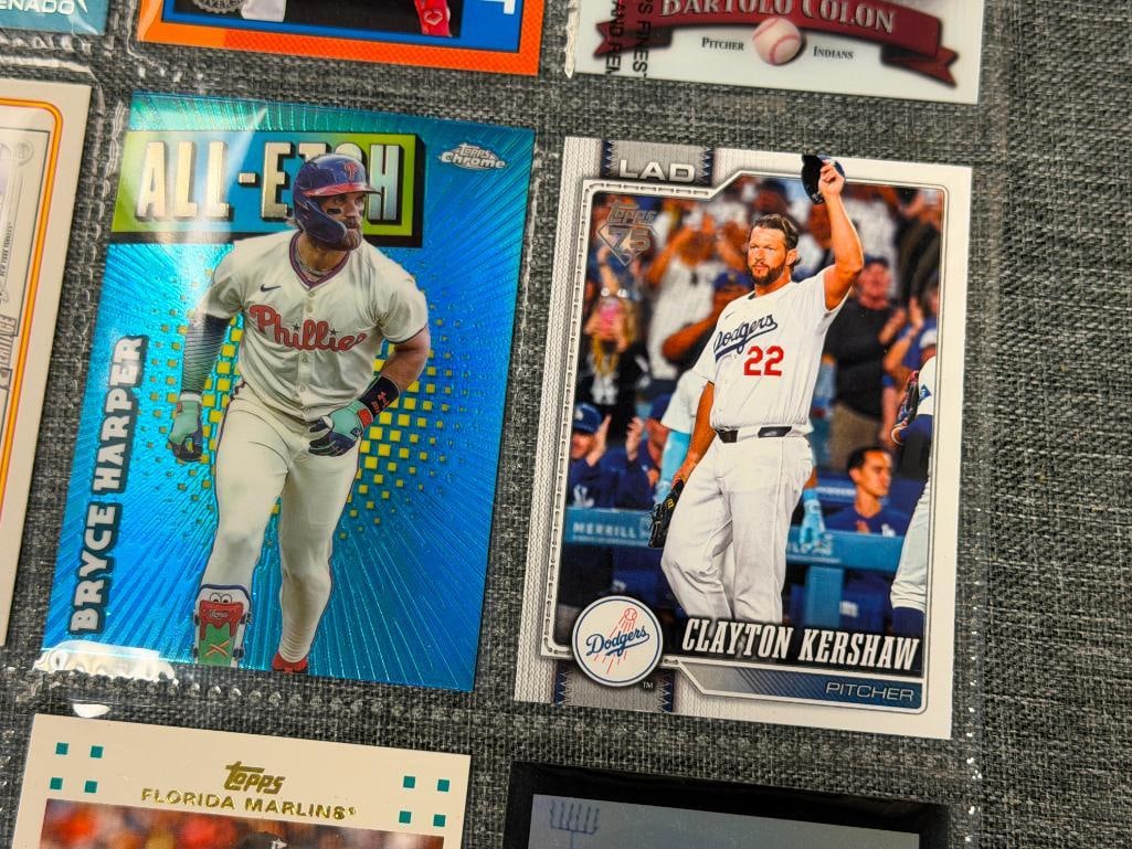 FUTURE HALL OF FAMERS BASEBALL CARDS MOOKIE BETTS, MIGUEL CABRERA, BRYCE HARPER, MIKE TROUT - 4