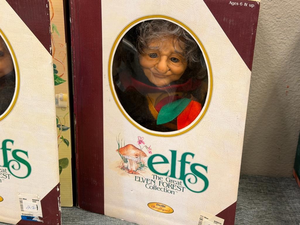DOLLS BY BERENGUER ELFS THE GREAT ELVEN FOREST COLLECTION GRANDFATHER ORLYNN GRANDMOTHER MARYSS - 2