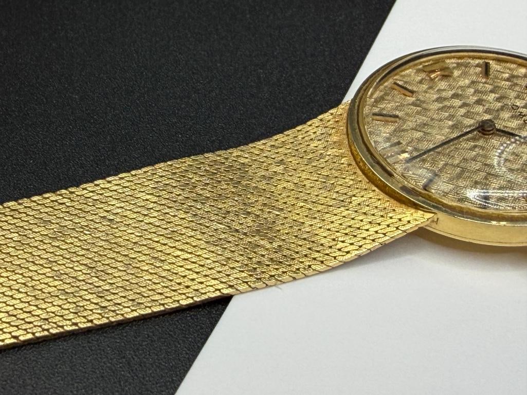 VINTAGE 14K YELLOW GOLD CASE AND BAND 1960'S-70'S OMEGA 620 17 JEWEL SUPERFLAT MOVEMENT WRISTWATCH - 6