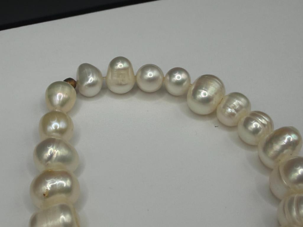 PEARL JEWELRY INCLUDING DYED MULTI-COLOR FAUX PEARL BRACELETS, FRESHWATER PEARL BRACELET, ETC. - 8