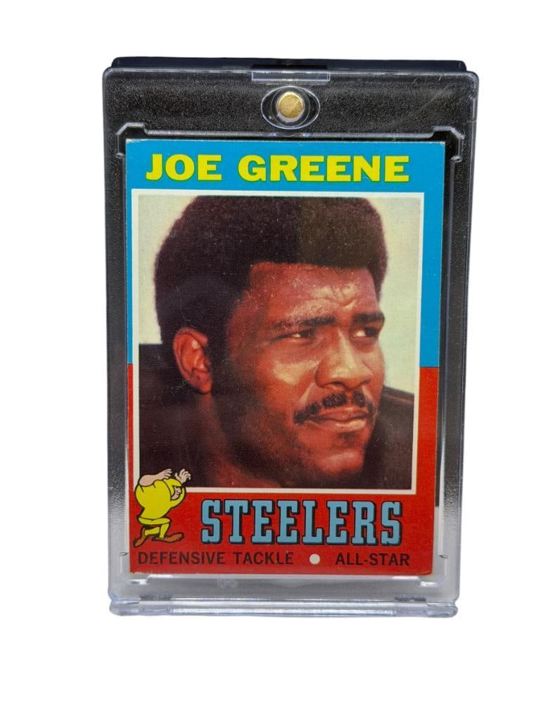 1971 TOPPS #245 JOE GREENE ROOKIE FOOTBALL CARD (1 of 12)