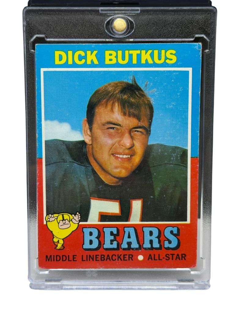 1971 TOPPS #25 DICK BUTKUS FOOTBALL CARD (1 of 11)