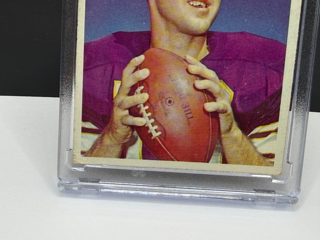 1966 PHILADELPHIA #114 FRAN TARKENTON FOOTBALL CARD - 3