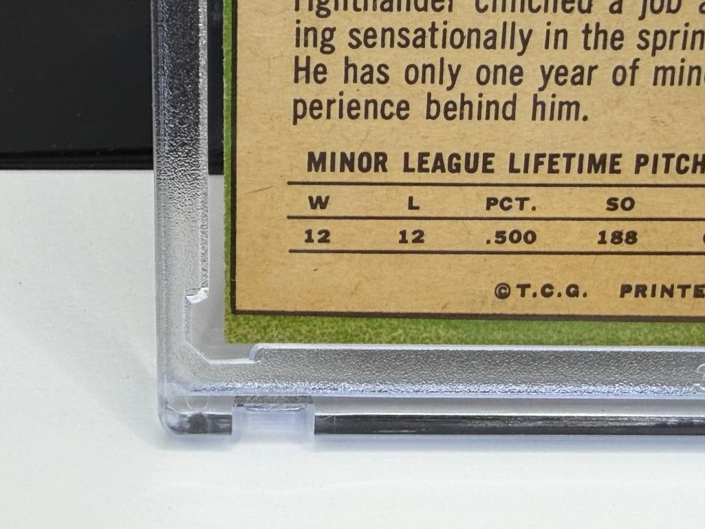 1968 TOPPS #581 1967 MET'S ROOKIE STARS TOM SEAVER AND BILL DENEHY BASEBALL CARD - 10