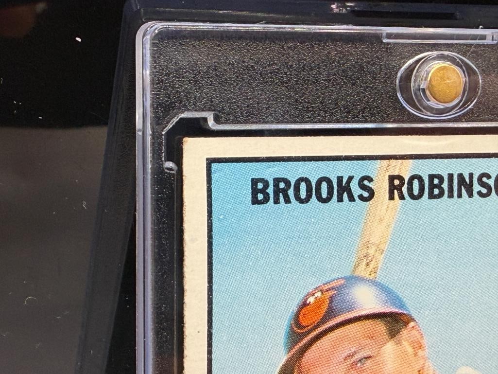 1967 TOPPS #600 BROOKS ROBINSON BASEBALL CARD - 7