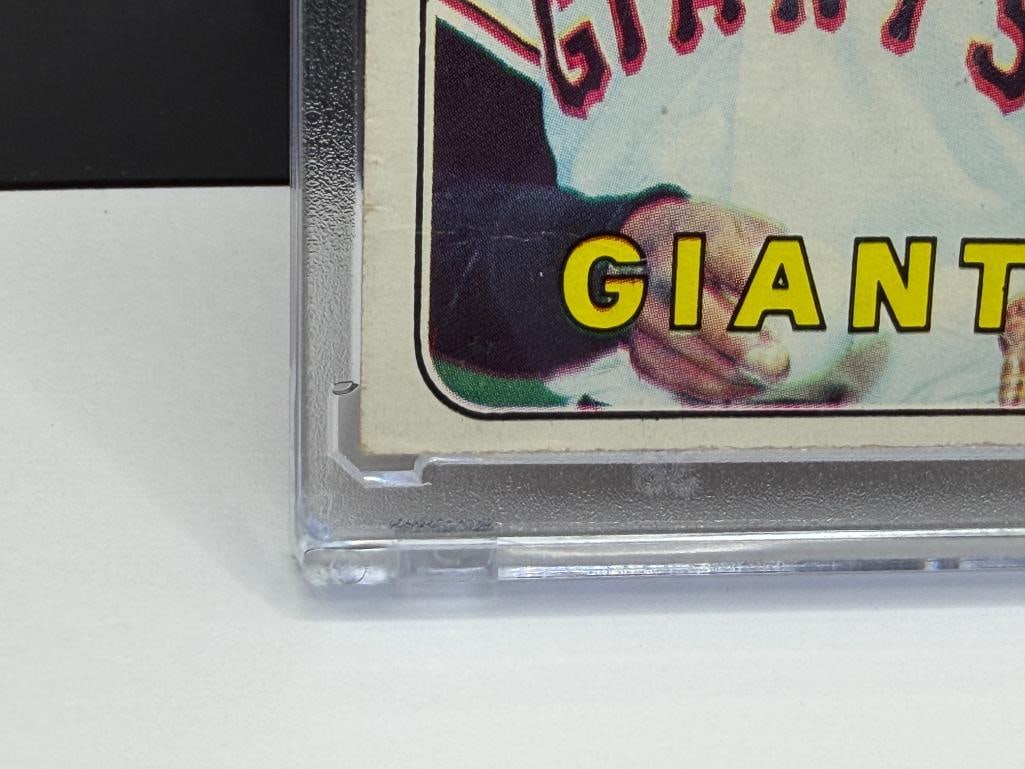 1969 TOPPS #190 WILLIE MAYS BASEBALL CARD - 4