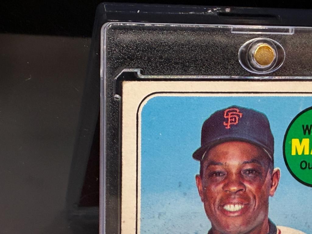1969 TOPPS #190 WILLIE MAYS BASEBALL CARD - 7
