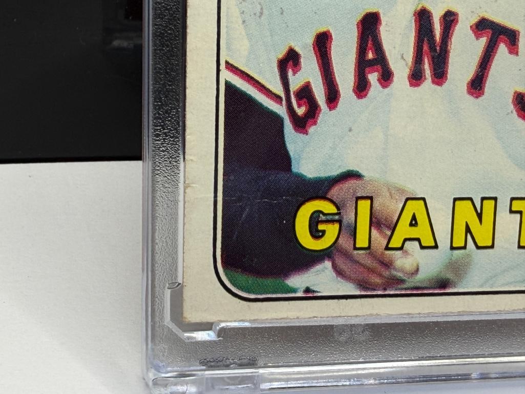 1969 TOPPS #190 WILLIE MAYS BASEBALL CARD - 8