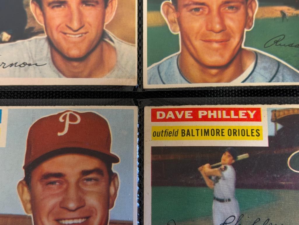 18 ASSORTED 1956 TOPPS BASEBALL CARDS - 5