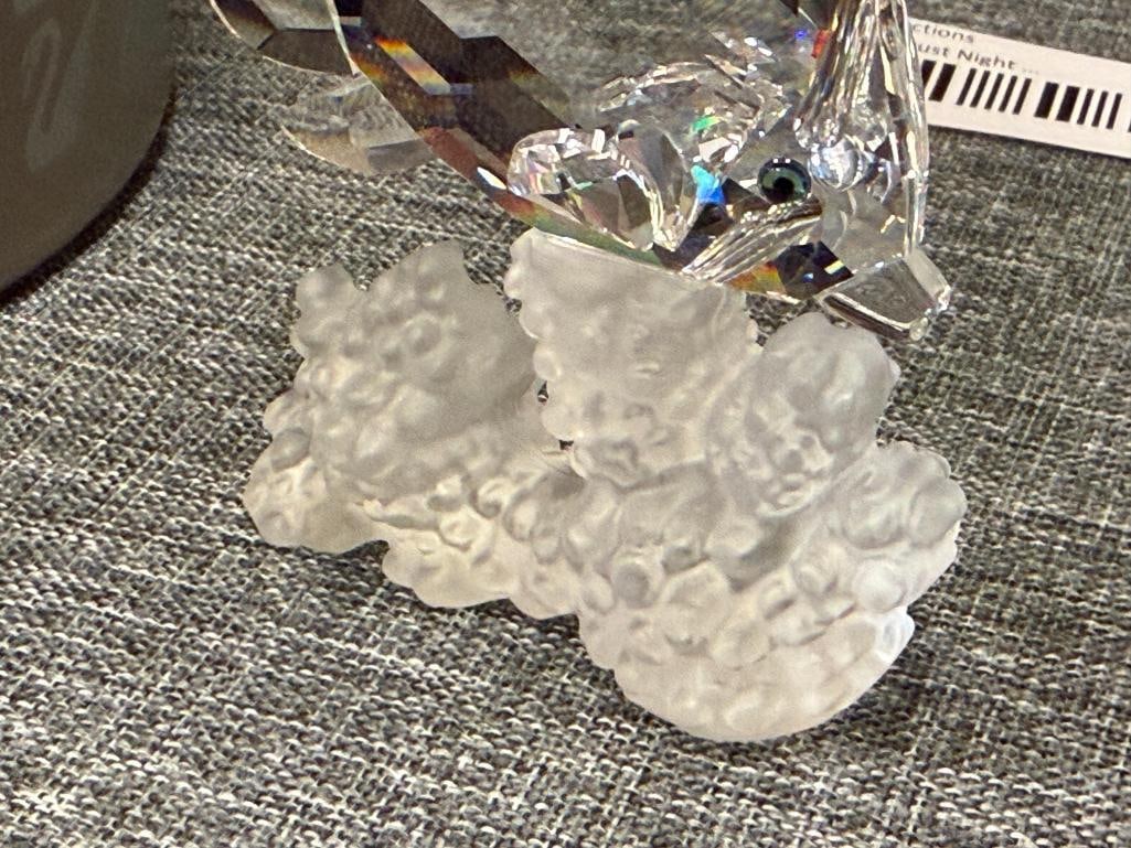 SWAROVSKI CRYSTAL BUTTERFLY FISH FIGURINE NO. 162888 SOUTH SEA COLLECTION RETIRED 1998 - 7
