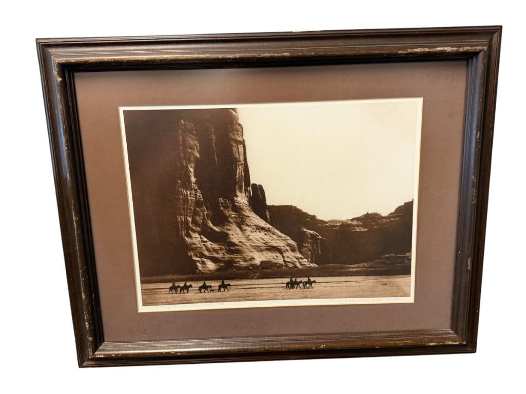 EDWARD S. CURTIS LIMITED EDITION PRINT PRINTED BY JEAN - ANTHONY DU LAC FROM NEGATIVE NO. 69/300 (1 of 9)