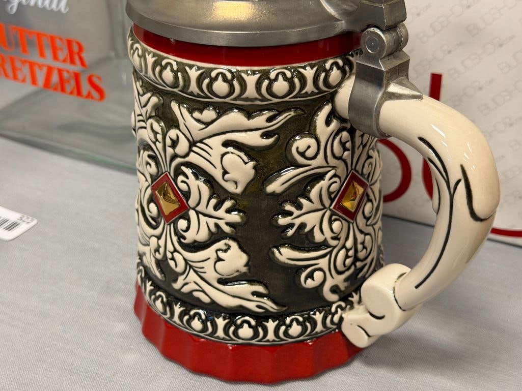 2008 AND 2009 ANHEUSER-BUSCH MEMBER EXCLUSIVE STEINS BREWING ASSOC. AND 75TH ANNIVERSARY STEINS - 4