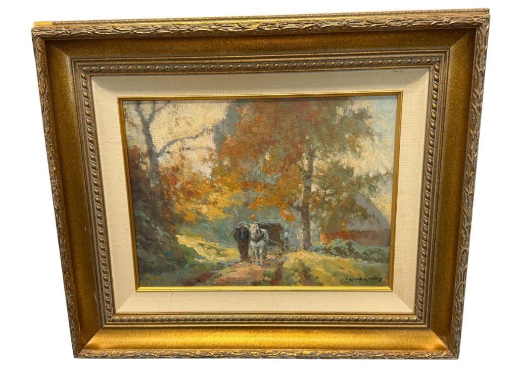EDOUARD CORTES FRENCH ARTIST IMPRESSIONIST PRINT ON CANVAS (1 of 8)
