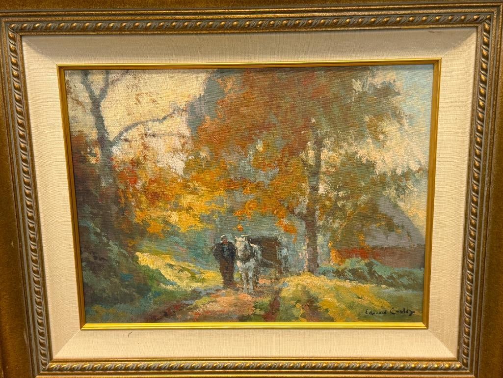 EDOUARD CORTES FRENCH ARTIST IMPRESSIONIST PRINT ON CANVAS - 2