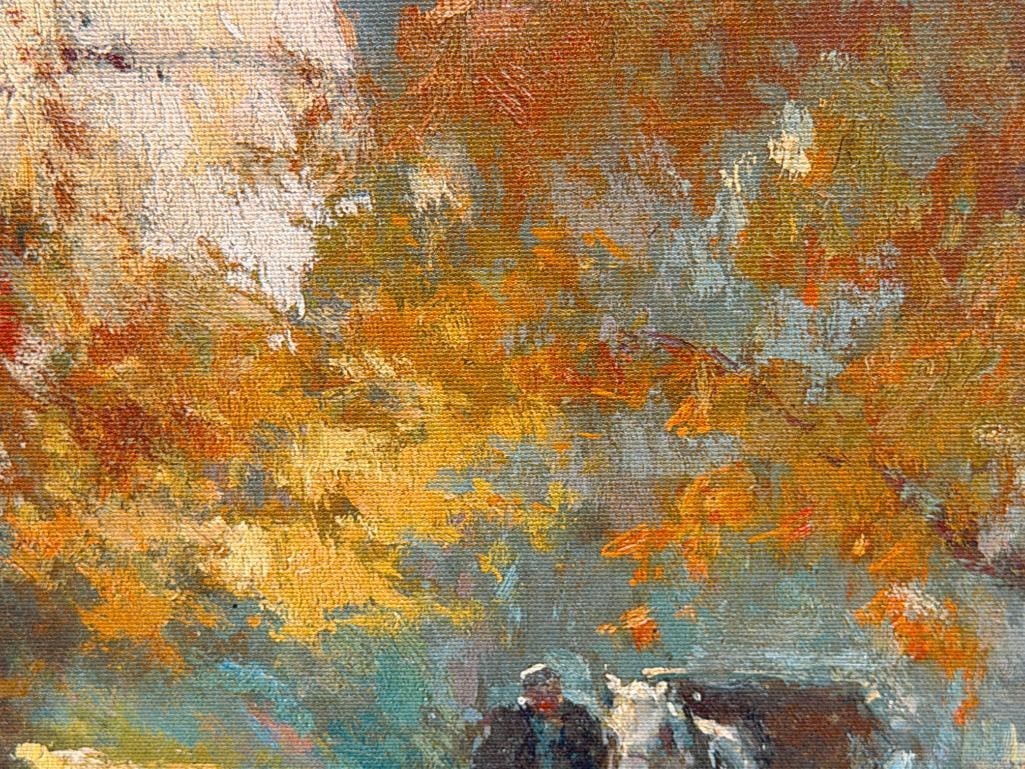 EDOUARD CORTES FRENCH ARTIST IMPRESSIONIST PRINT ON CANVAS - 5