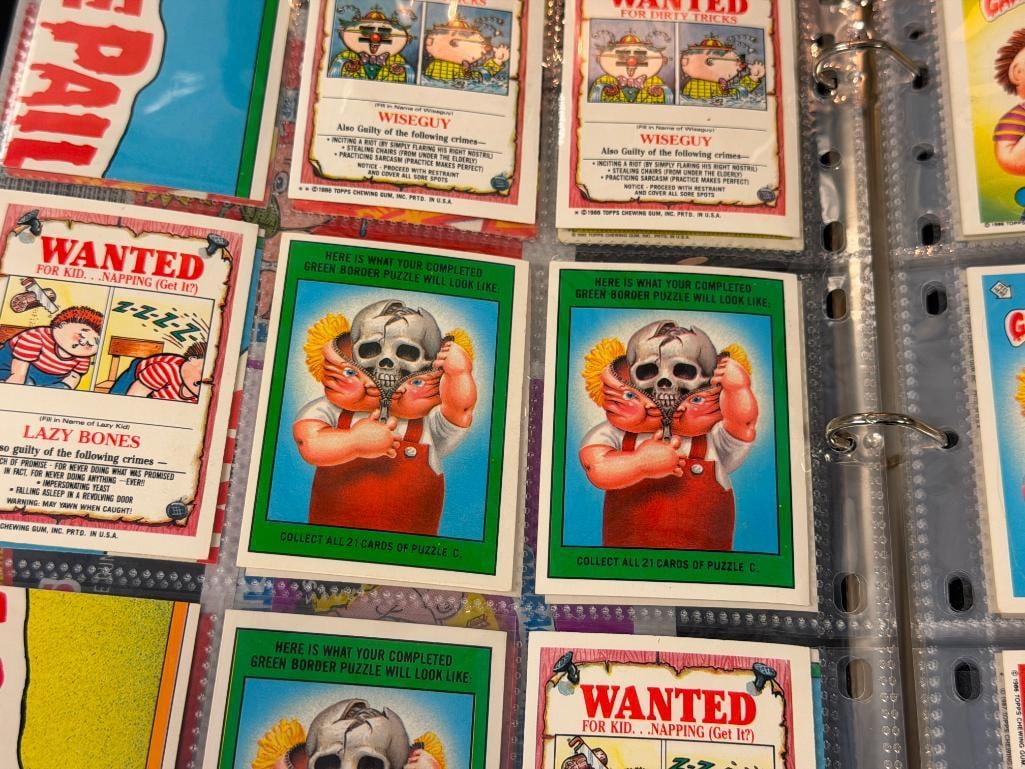 1985-1987 GARBAGE PAIL KIDS SERIES 1-11 COLLECTOR STICKER CARDS 58 CARDS TOTAL - 10