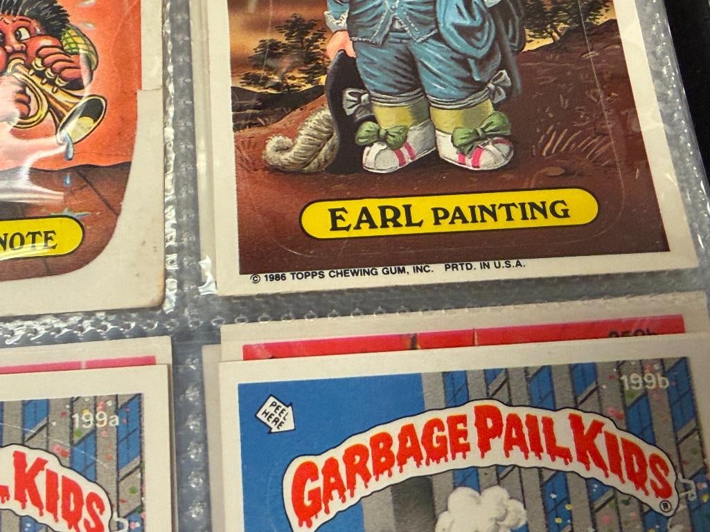 1985-1987 GARBAGE PAIL KIDS SERIES 1-11 COLLECTOR STICKER CARDS 58 CARDS TOTAL - 13