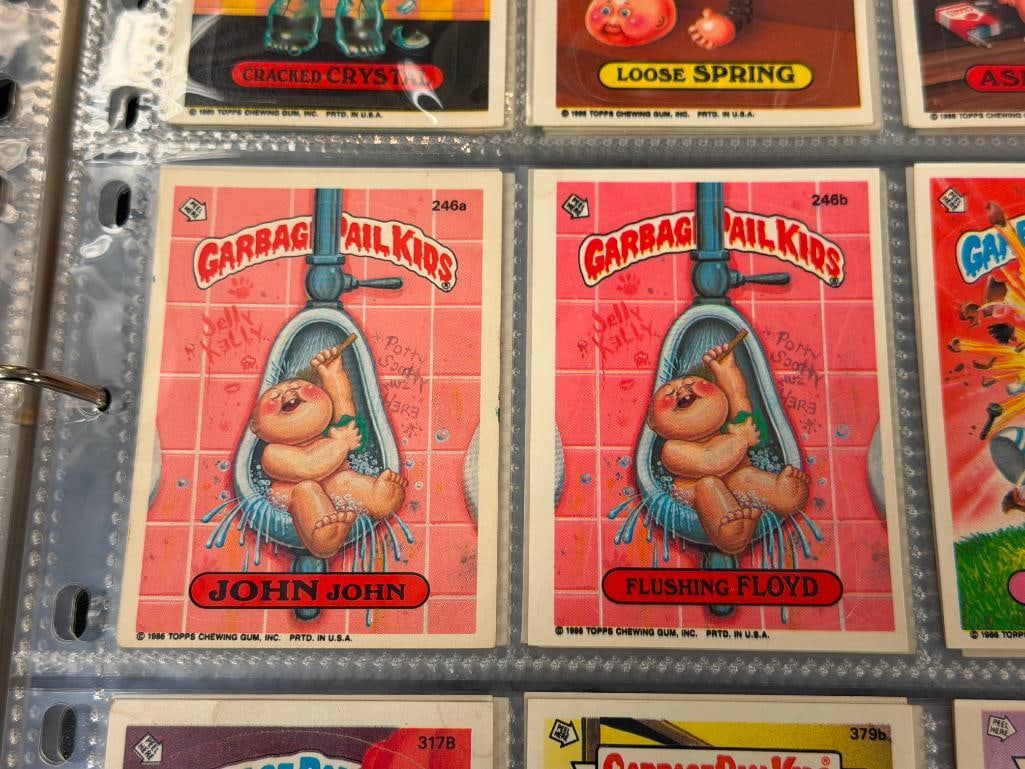 1985-1987 GARBAGE PAIL KIDS SERIES 1-11 COLLECTOR STICKER CARDS 58 CARDS TOTAL - 14