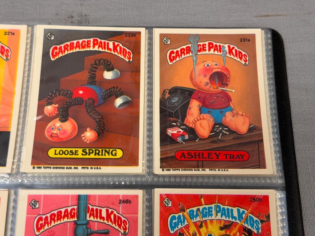 1985-1987 GARBAGE PAIL KIDS SERIES 1-11 COLLECTOR STICKER CARDS 58 CARDS TOTAL - 15