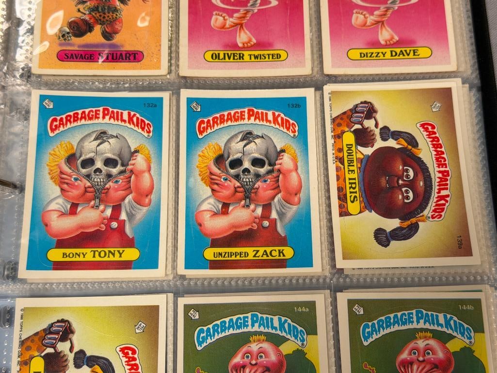 1985-1987 GARBAGE PAIL KIDS SERIES 1-11 COLLECTOR STICKER CARDS 58 CARDS TOTAL - 3