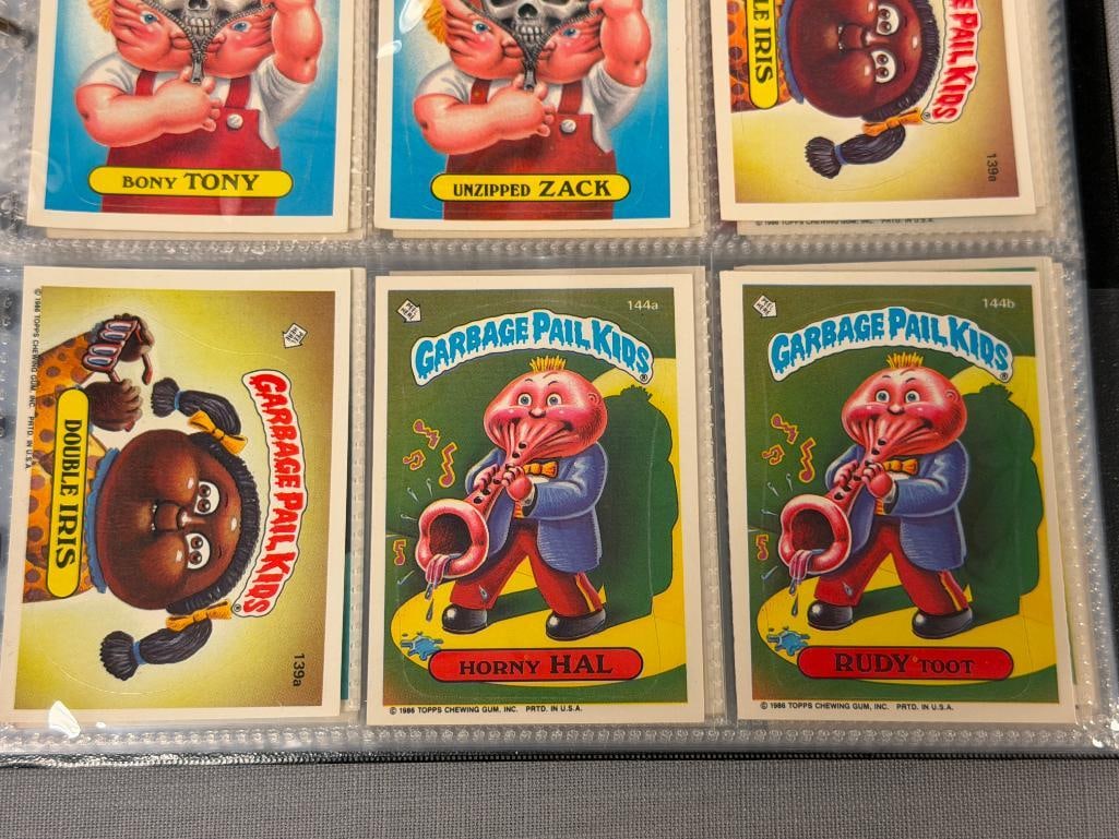 1985-1987 GARBAGE PAIL KIDS SERIES 1-11 COLLECTOR STICKER CARDS 58 CARDS TOTAL - 4