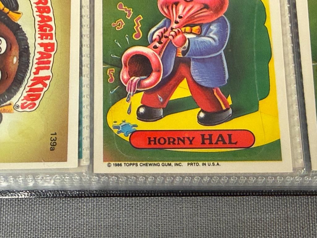 1985-1987 GARBAGE PAIL KIDS SERIES 1-11 COLLECTOR STICKER CARDS 58 CARDS TOTAL - 5