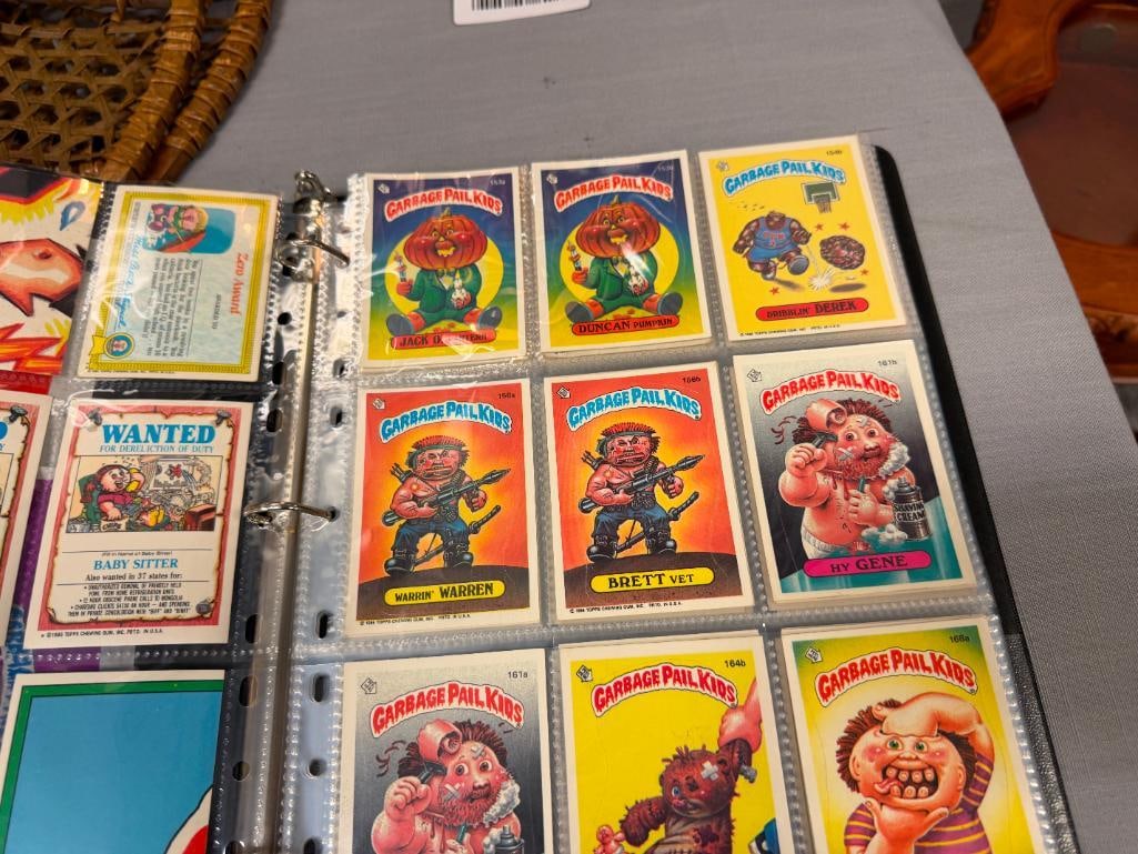 1985-1987 GARBAGE PAIL KIDS SERIES 1-11 COLLECTOR STICKER CARDS 58 CARDS TOTAL - 7