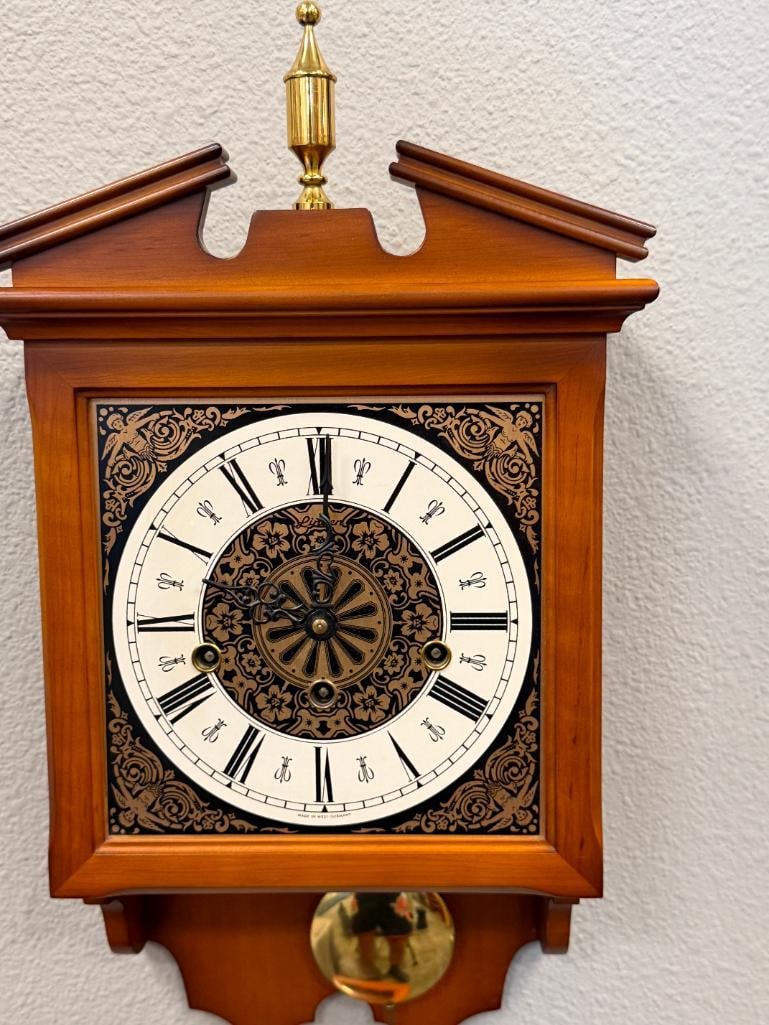 VINTAGE 1970'S LINDEN WESTMINSTER CHIME WALL CLOCK - 2