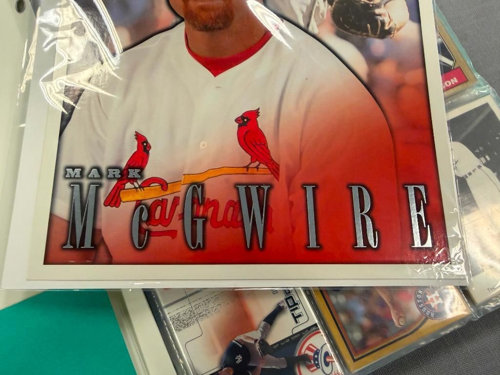 OVER 30 COLLATED SPORT CARD PACKS PLUS DONRUSS 1998 MAGAZINE COVER OF MARK MCGWIRE - 6