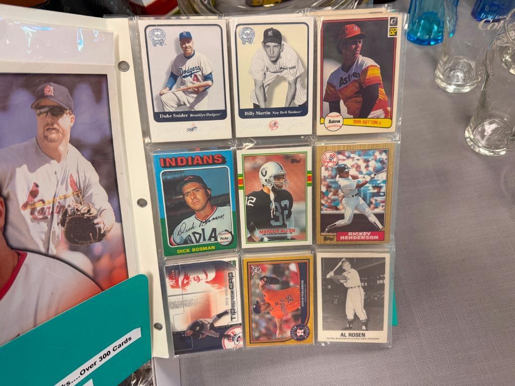 OVER 30 COLLATED SPORT CARD PACKS PLUS DONRUSS 1998 MAGAZINE COVER OF MARK MCGWIRE - 7