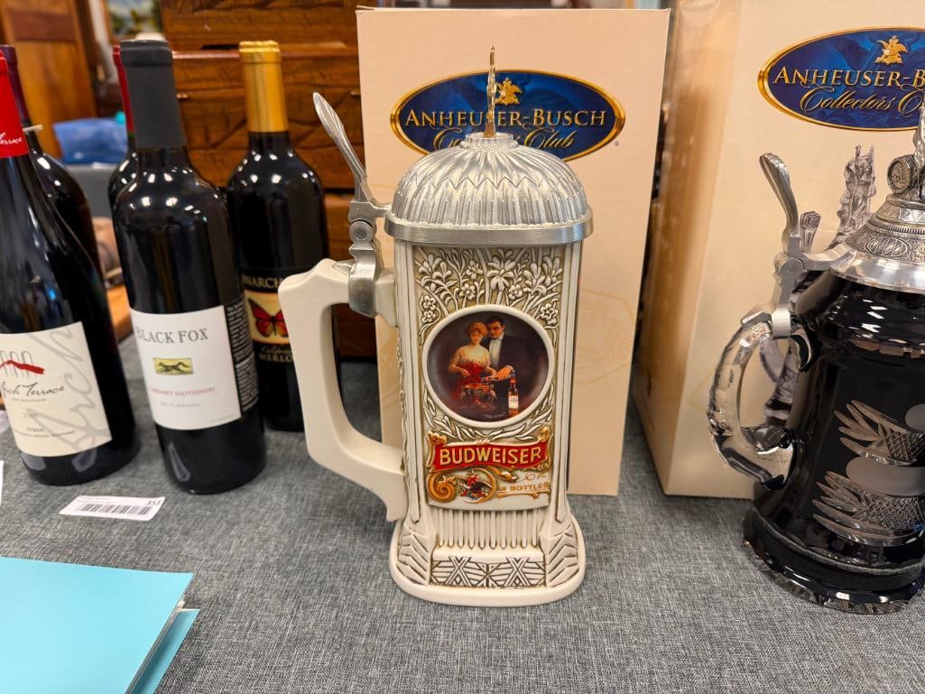 2006 AND 2007 ANHEUSER-BUSCH COLLECTOR'S CLUB MEMBERS ONLY STEINS - 3