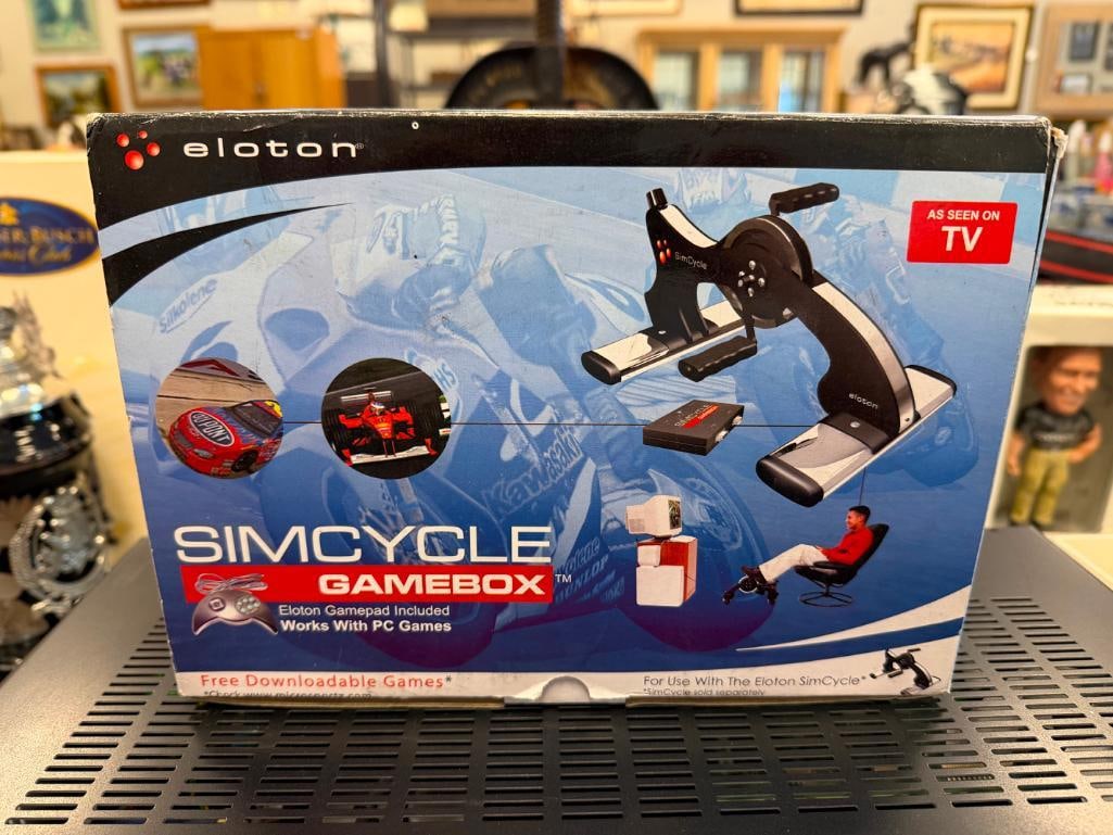 MATTEL INTELLIVISION RETRO GAME MODEL 2609A WITH SIMCYCEL GAMEBOX WITH ORIGINAL BOX - 13