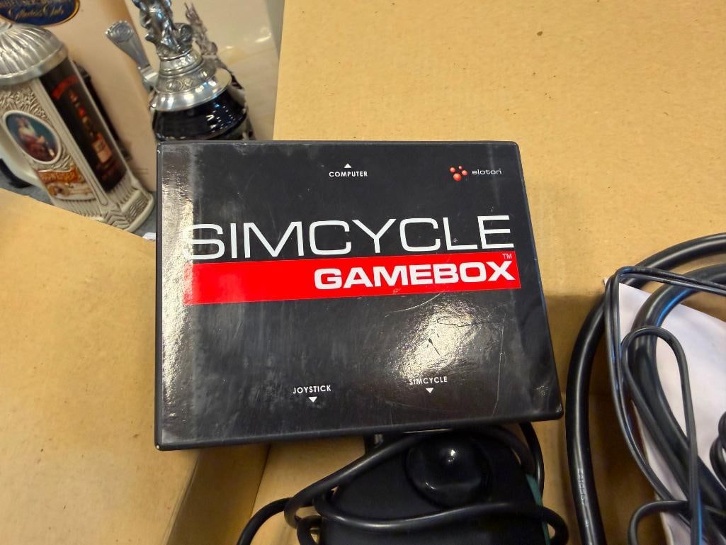 MATTEL INTELLIVISION RETRO GAME MODEL 2609A WITH SIMCYCEL GAMEBOX WITH ORIGINAL BOX - 16